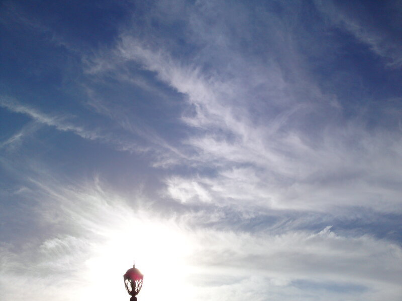 Street Lamp in Sky