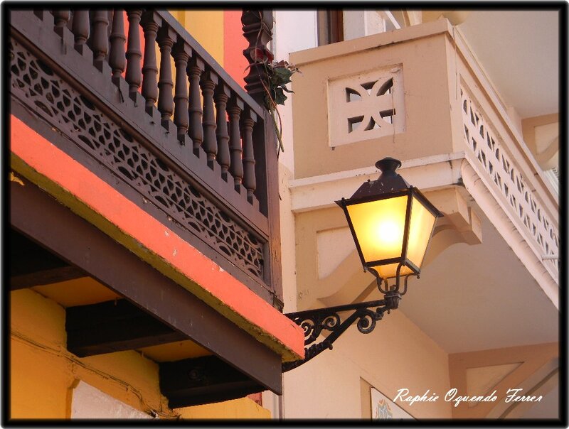 Street Lamp on Balcony