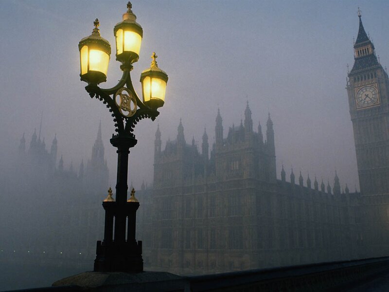 Street Lamp with Big Ben