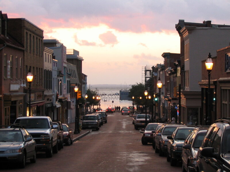 Street Leading to Water