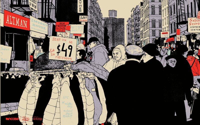 Street market in NYC