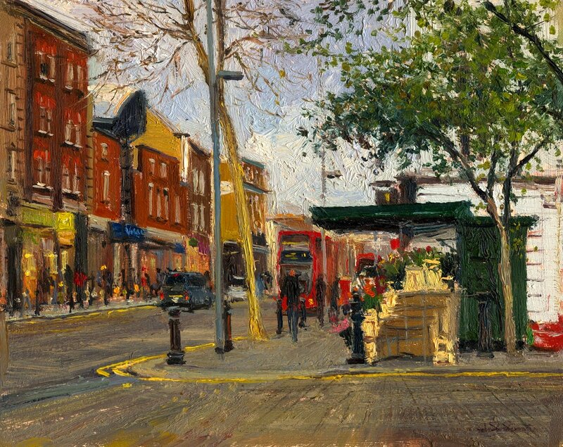 Street Market Scene