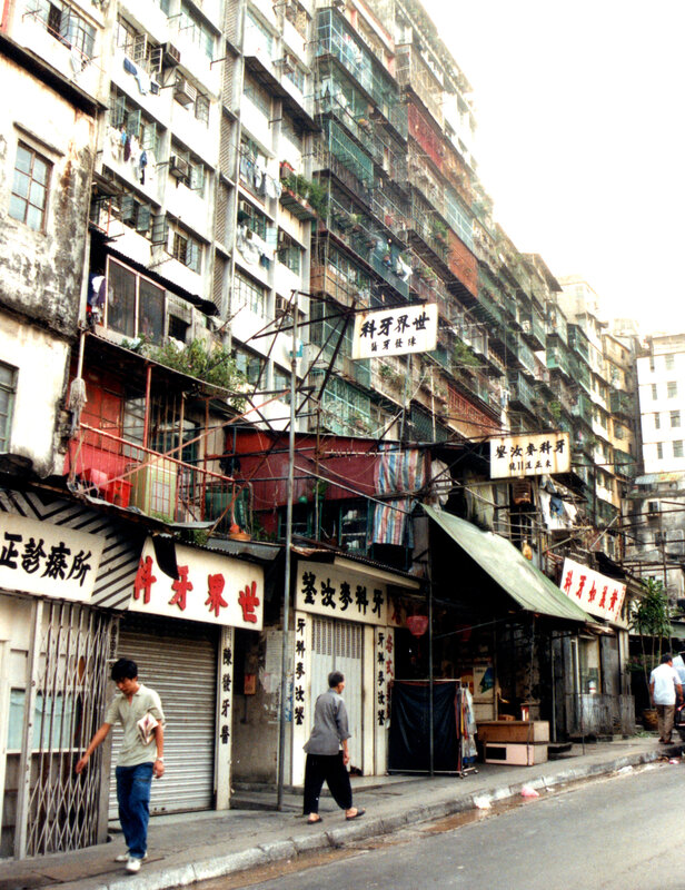 Street scene in Hong Kong