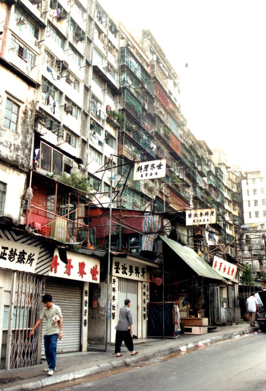 Street scene in Hong Kong