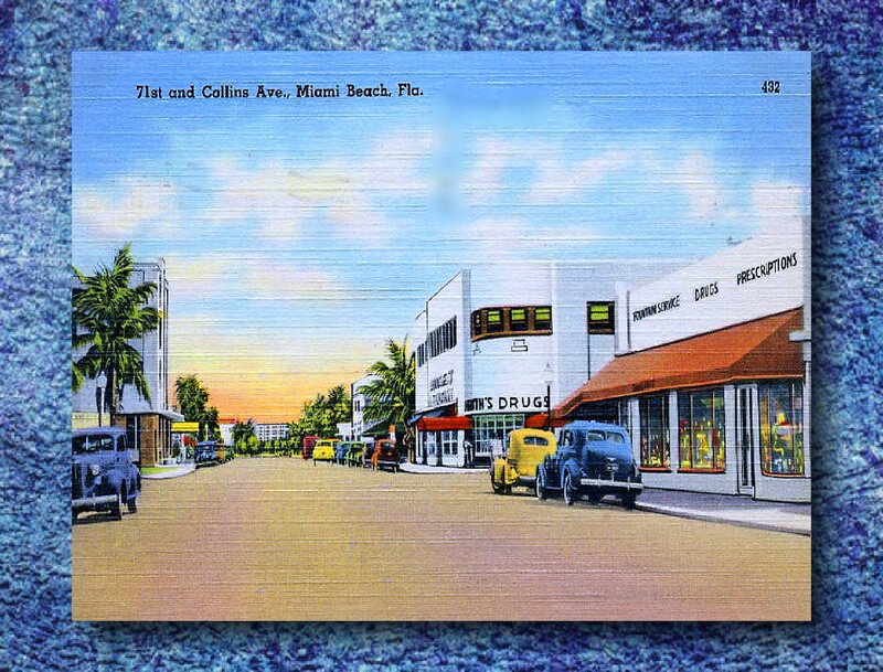 Street Scene in Miami Beach