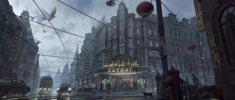 Street Scene in Shanghai