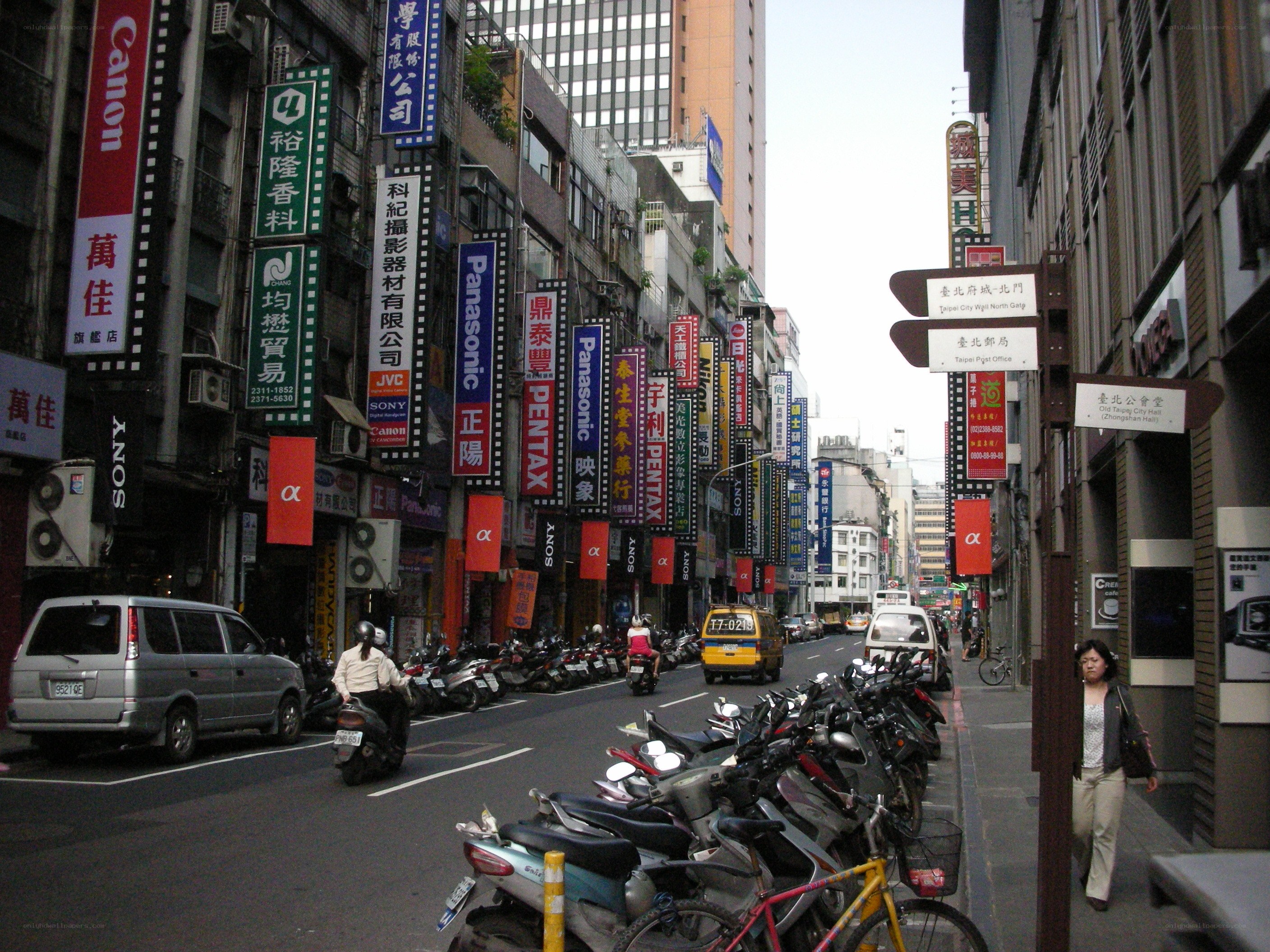 Street scene in Taipei