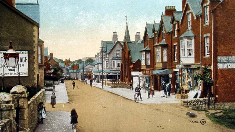 Street Scene in Town