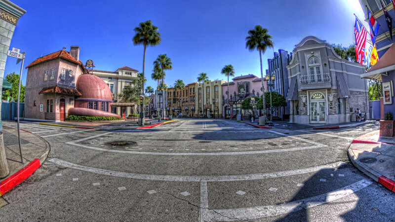 Street Scene with Buildings