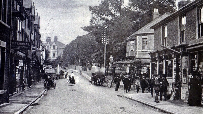 Street Scene with Pedestrians