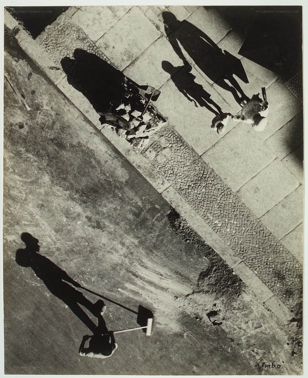 Street shadows from above