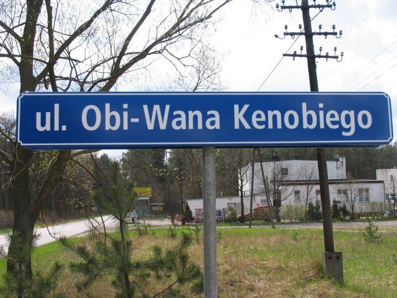 Street sign for Obi-Wana Kenobiego