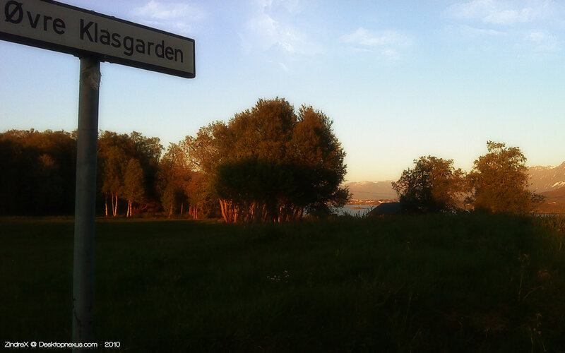 Street Sign in Field
