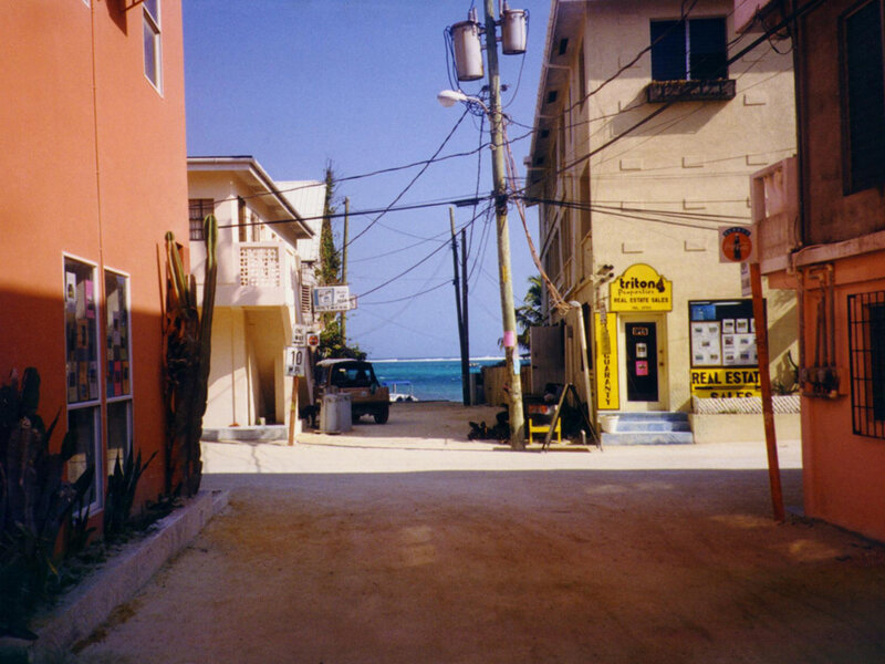 Street View of Beach Town