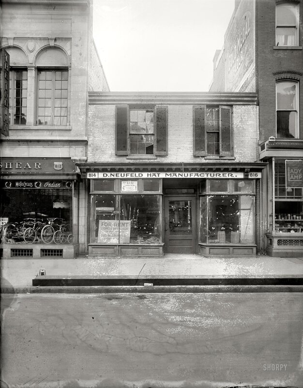 Street view of D. Neufeld Hat Manufacturer