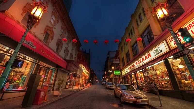 Street with Lanterns