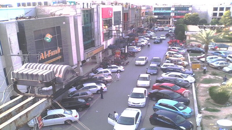 Street with Parked Cars — Gray