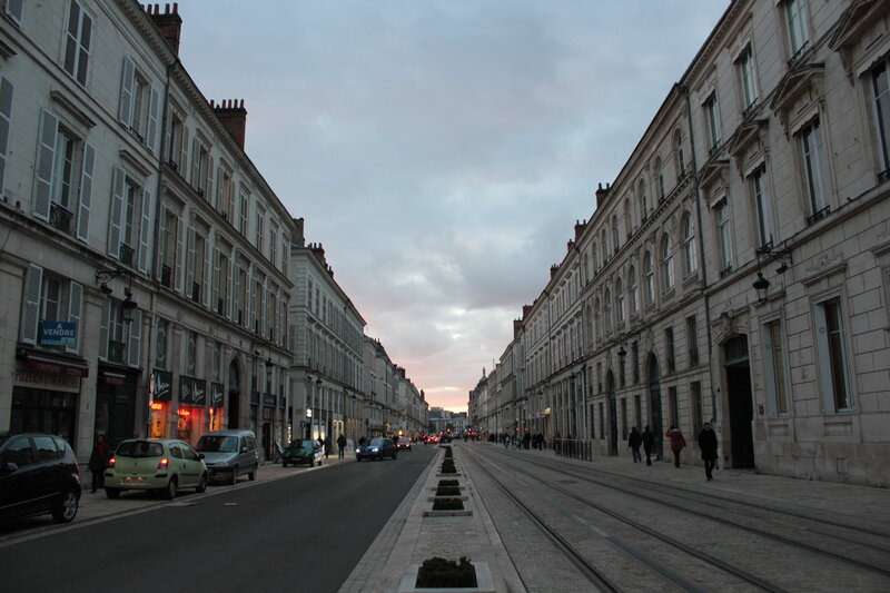 Street with Tram Tracks