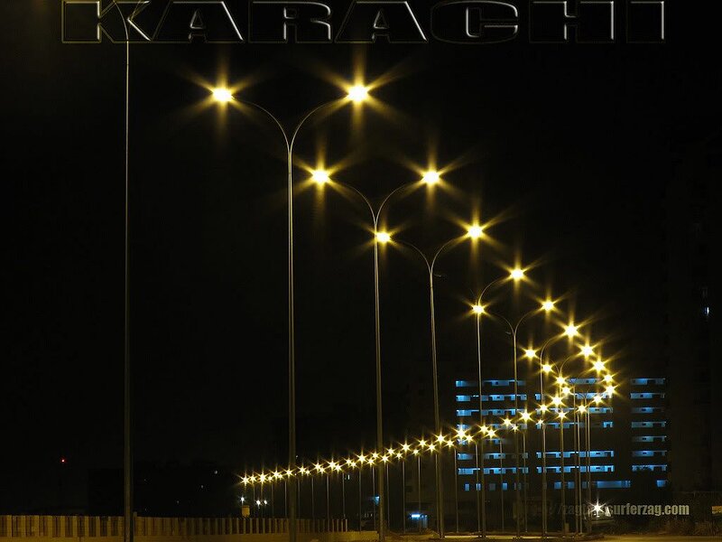 Streetlights at Night