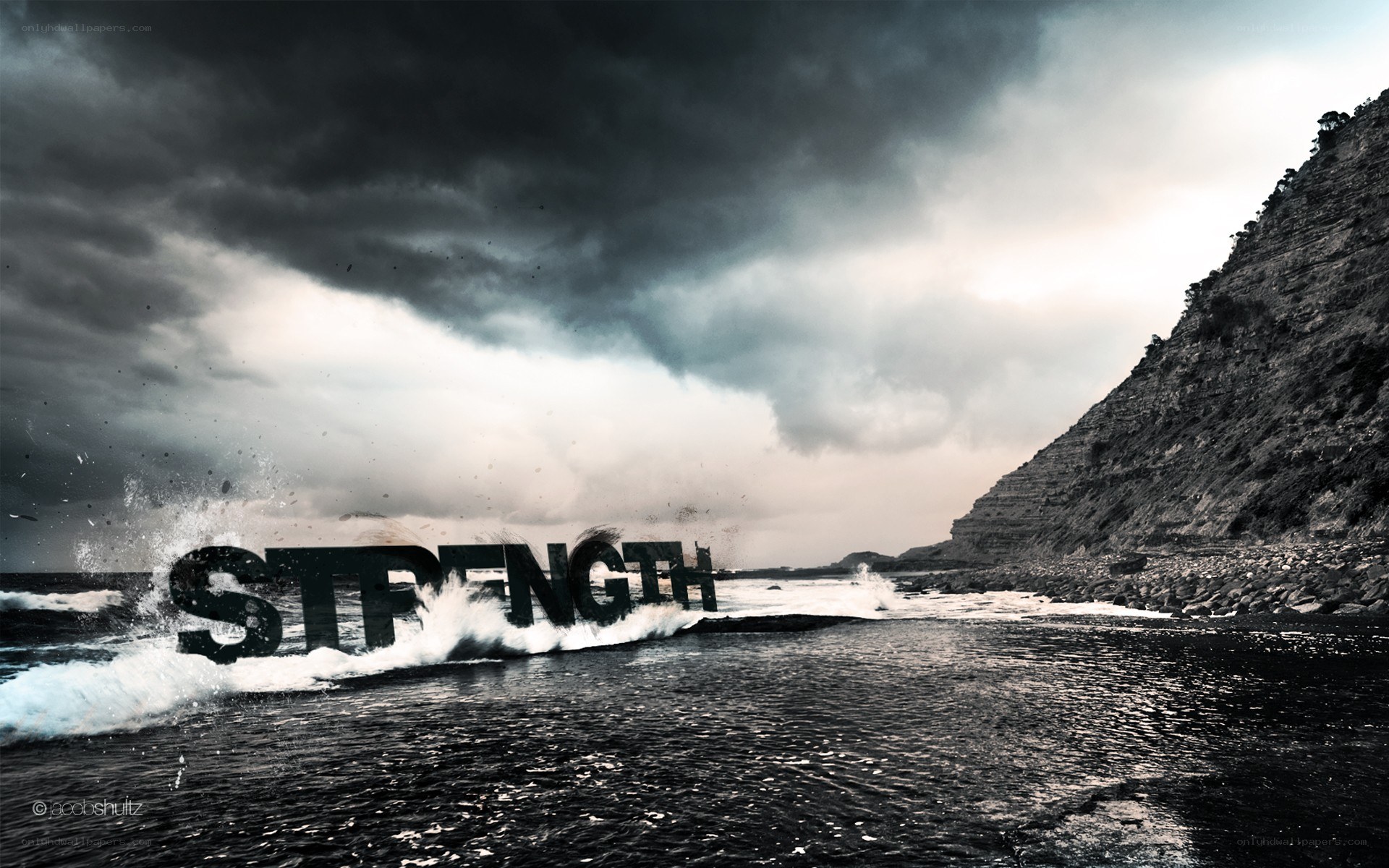 Strength in stormy sea