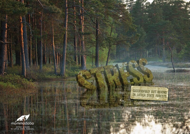 Stress left behind in Latvia