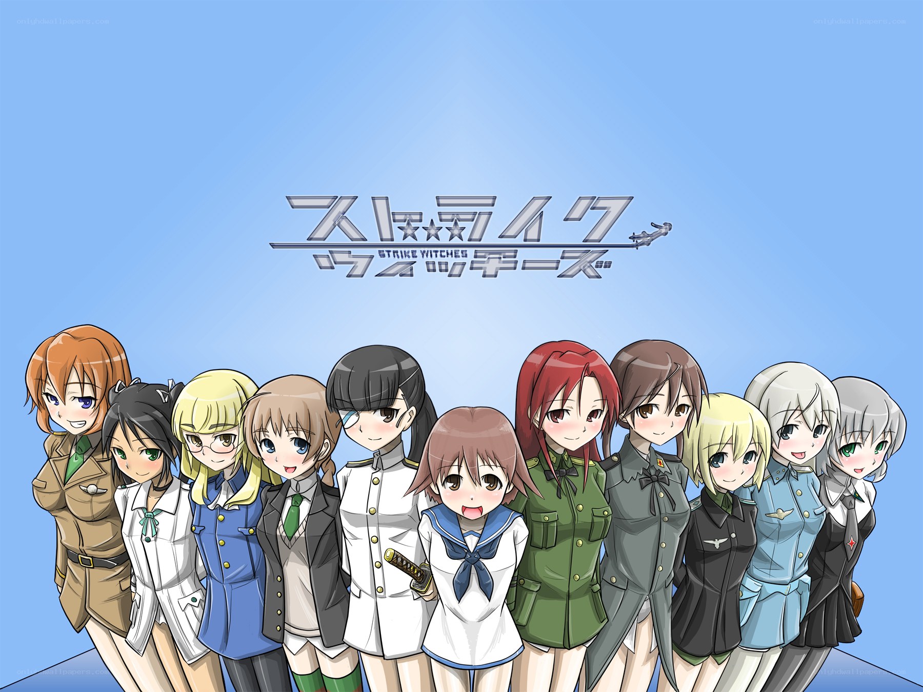 Strike Witches anime cast