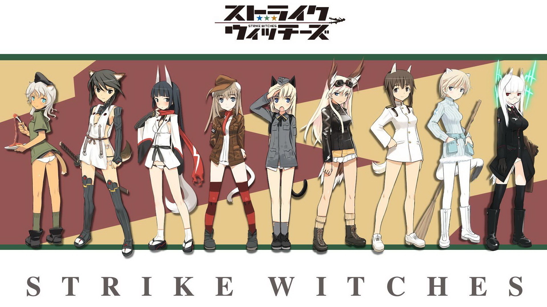 Strike Witches anime characters