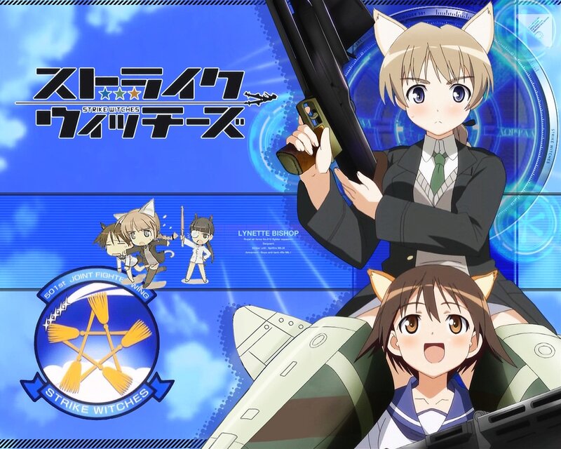 Strike Witches anime promotional art