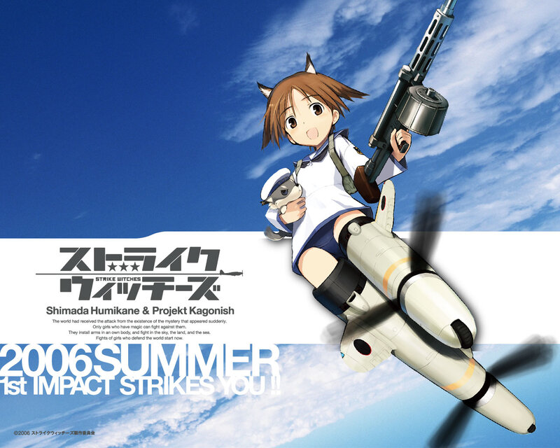 Strike Witches anime promotional art