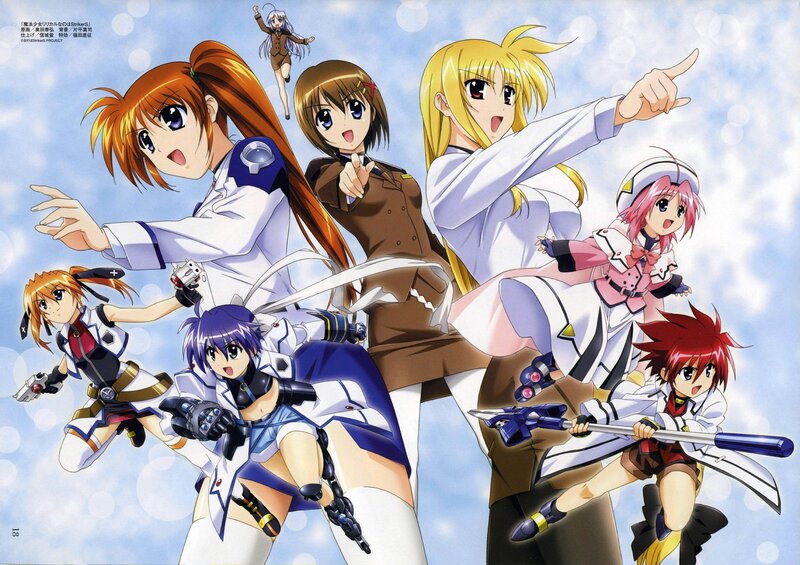 StrikerS anime character group