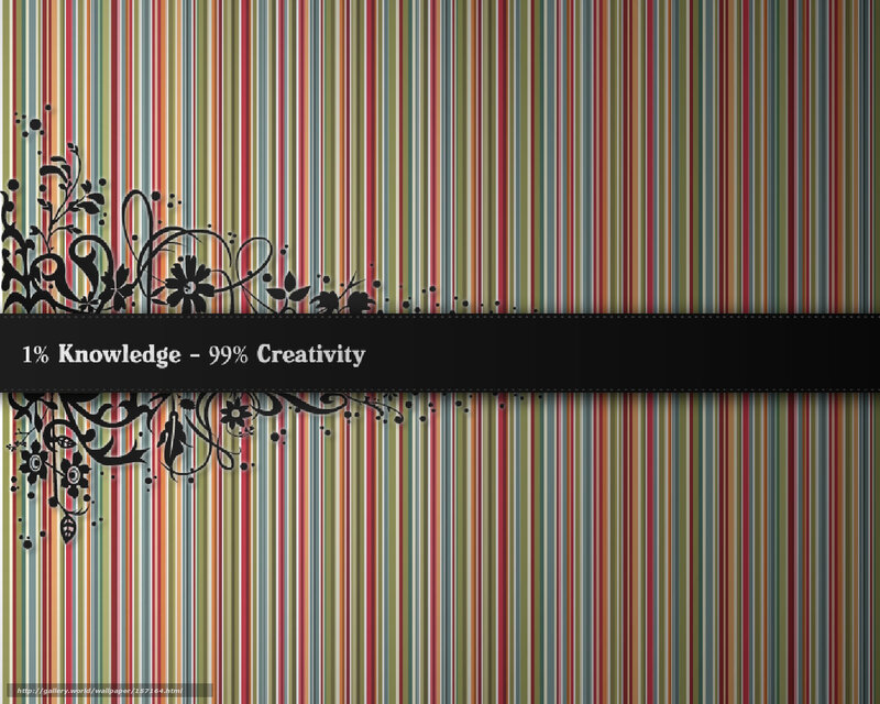 striped background with quote