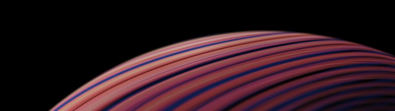 Striped Curved Surface