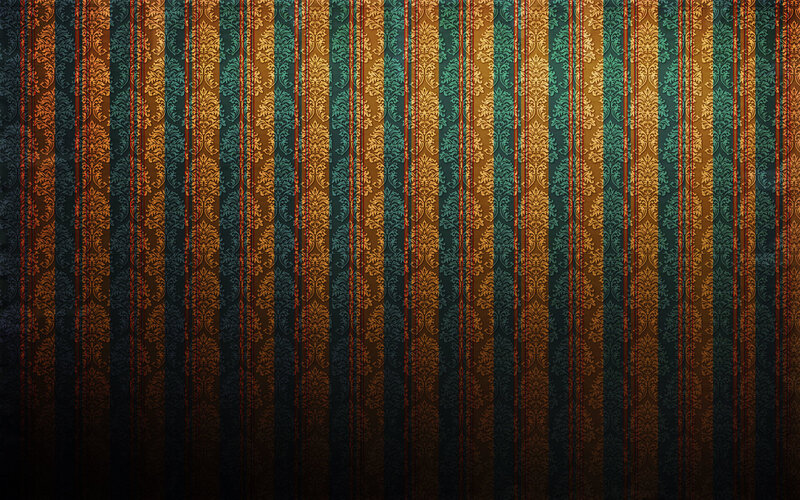 Striped Damask Wallpaper