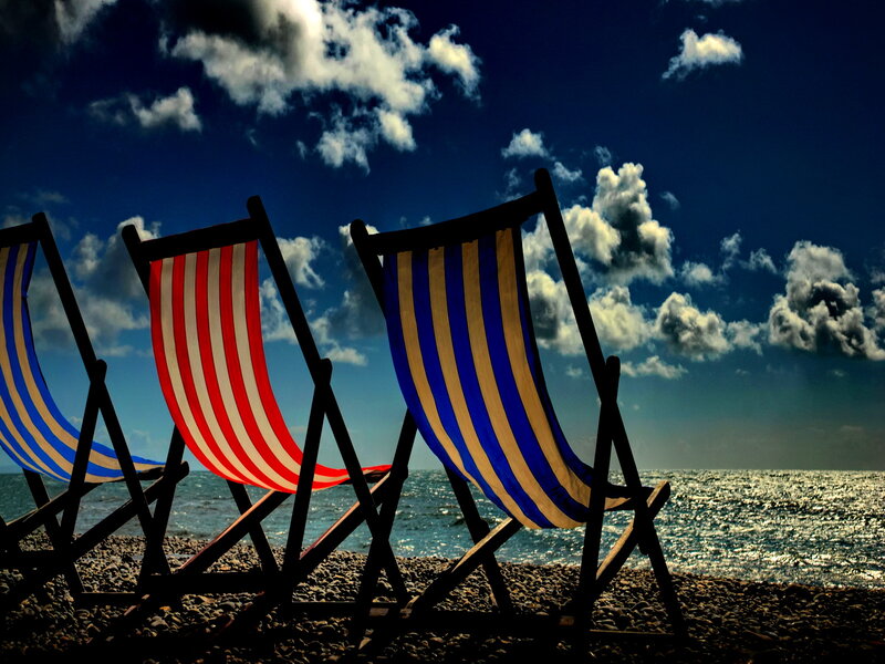 Striped Deck Chairs