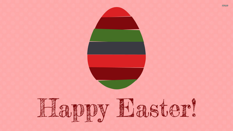 Striped Easter Egg