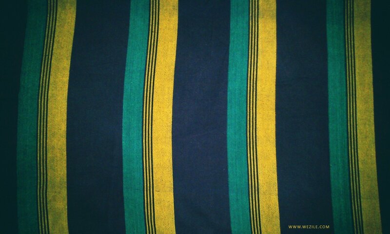 Striped Fabric Pattern — Blue