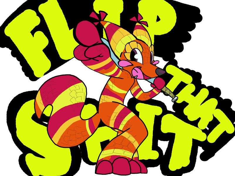 Striped Fox Character