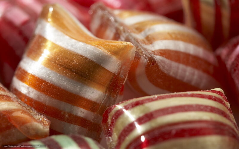 Striped Hard Candies