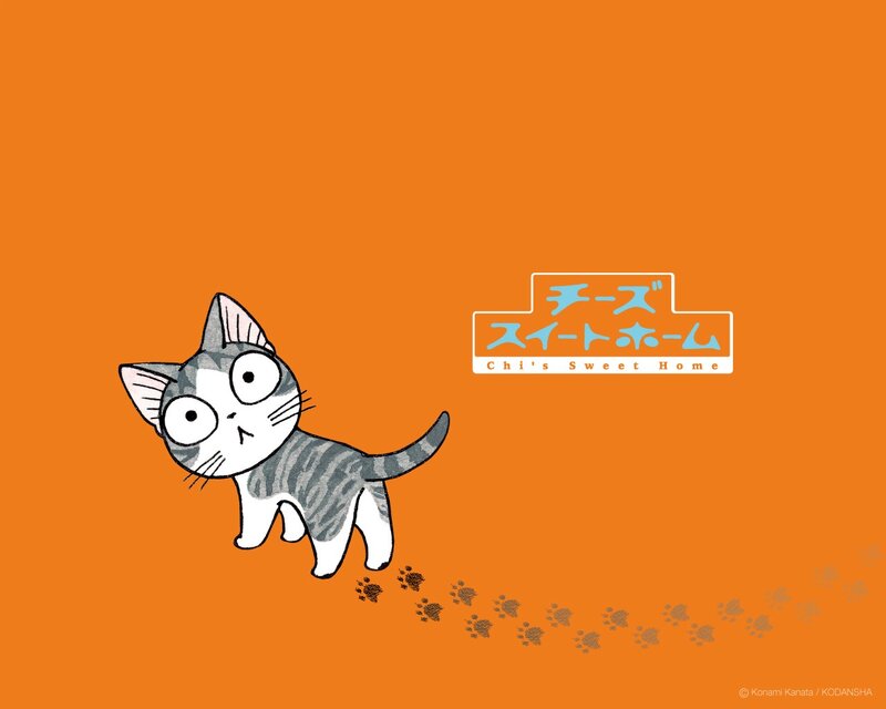 Striped Kitten Walking — Orange