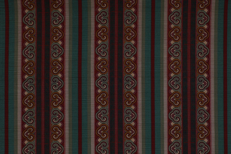 striped pattern with swirls