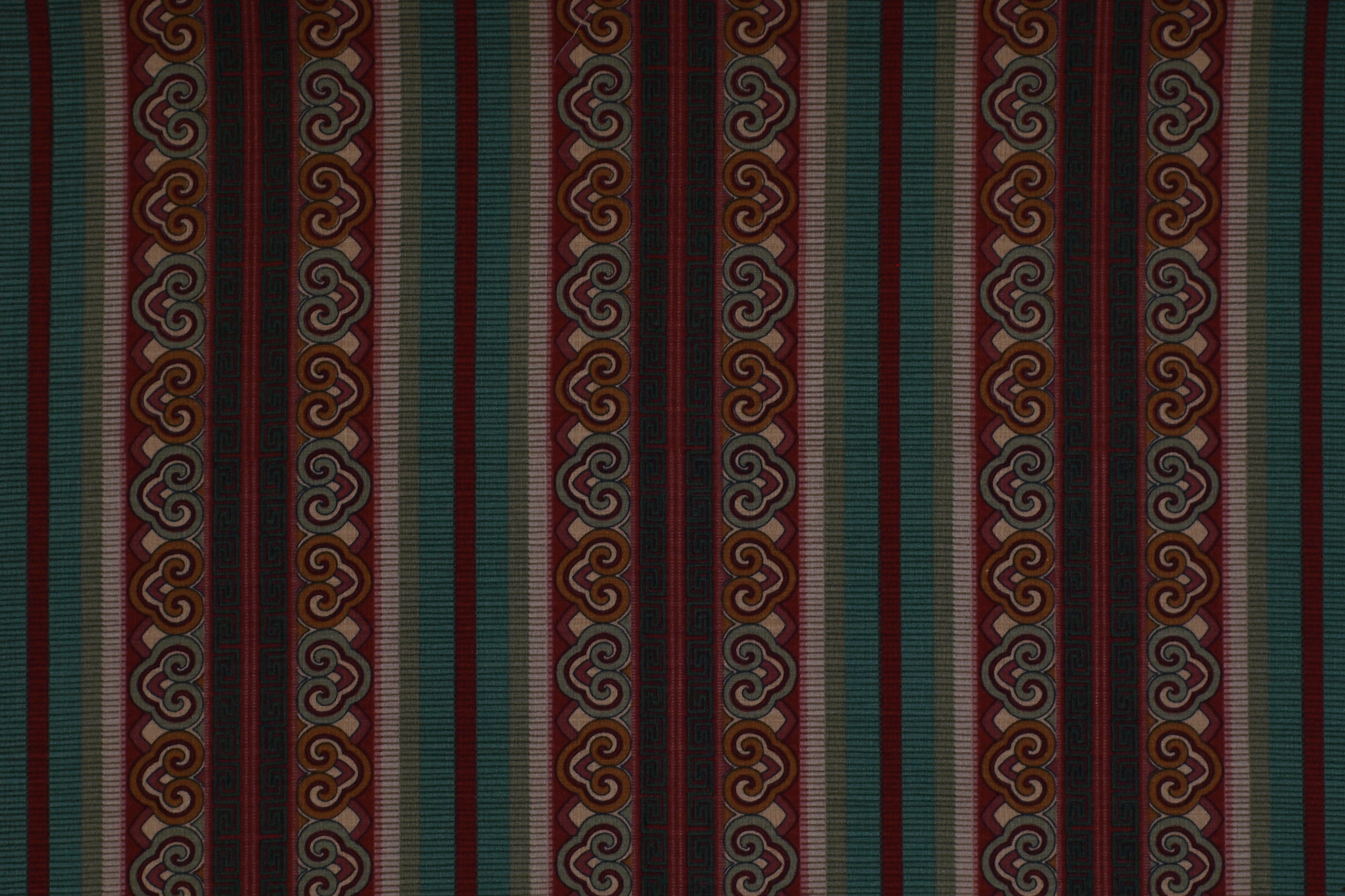 striped pattern with swirls
