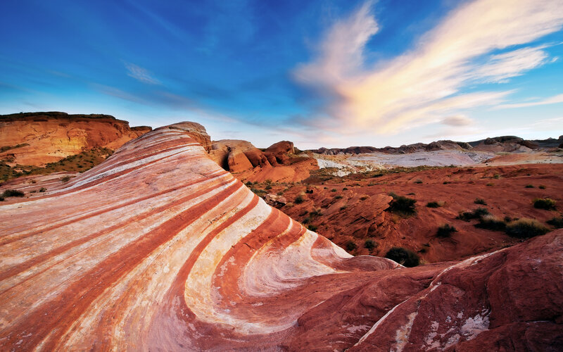 Striped Sandstone Formation
