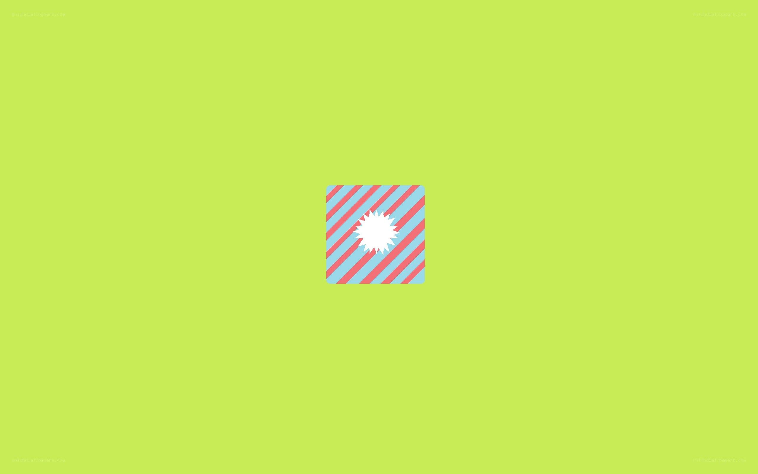 striped square with starburst