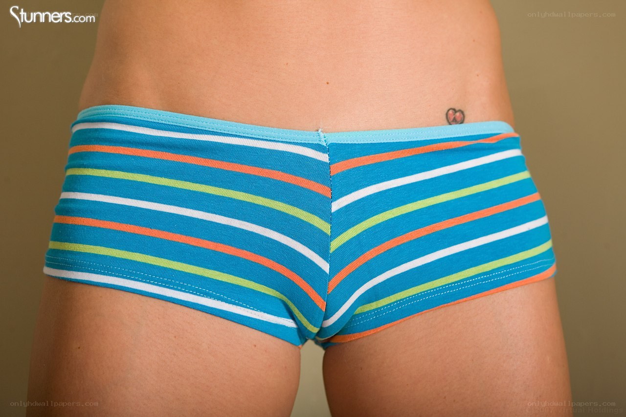 striped underwear close-up