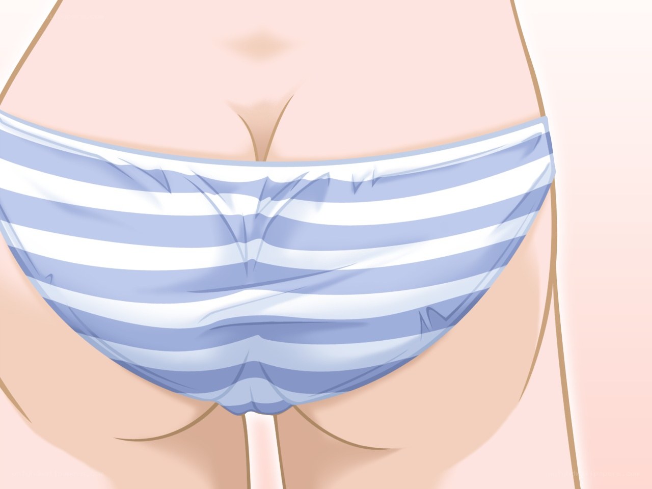 striped underwear illustration