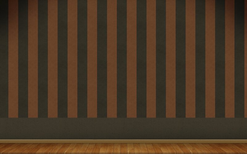 striped wall interior