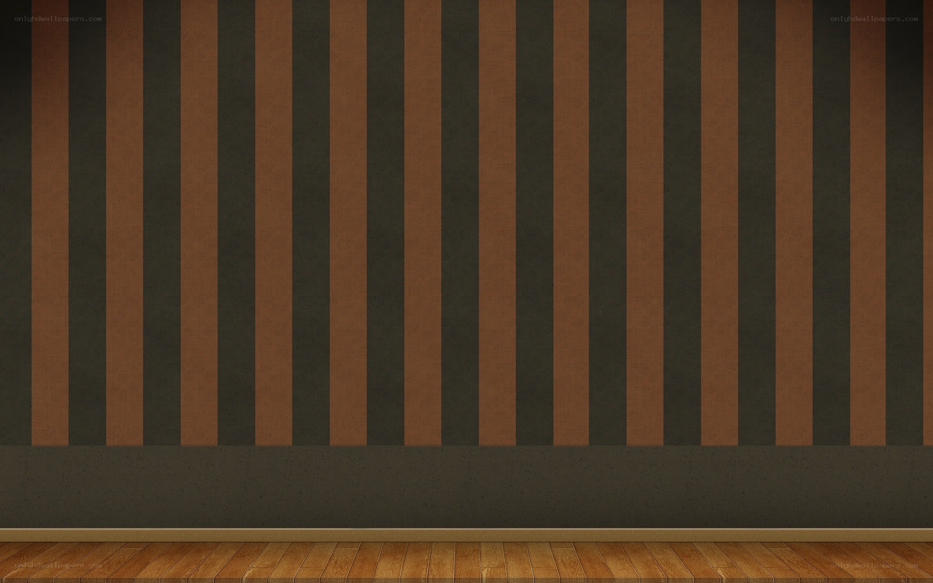 striped wall interior