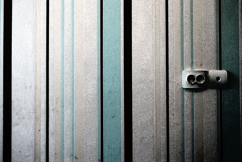 Striped Wall with Outlet