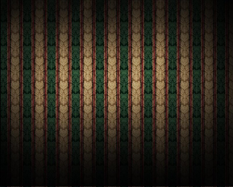 Striped Wallpaper Pattern — Green, Dark