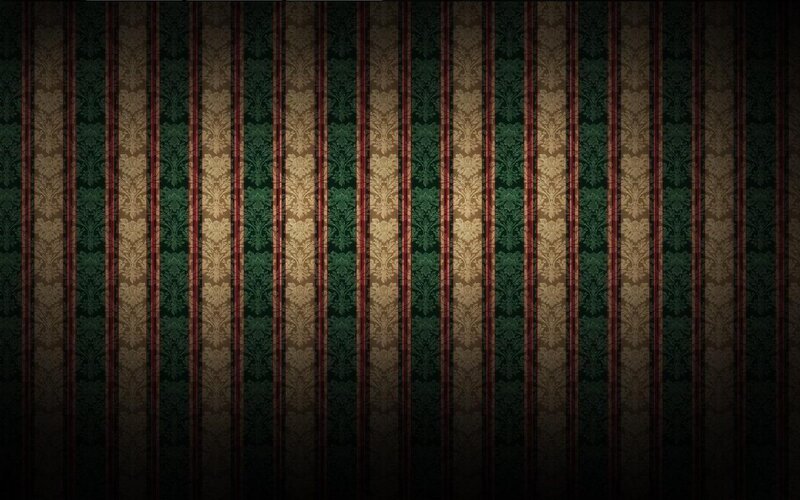 Striped Wallpaper Pattern — Green